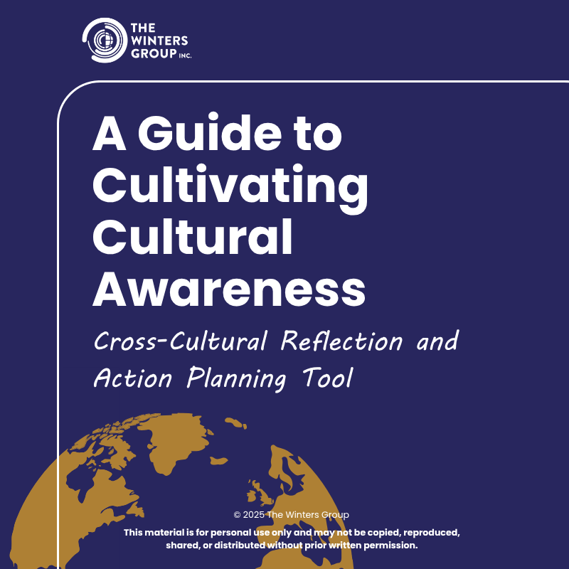 A Guide to Cultivating Cultural Awareness: Cross-Cultural Reflection and Action Planning Tool